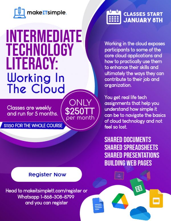 Intermediate Technology Literacy Working in the cloud NEW with price