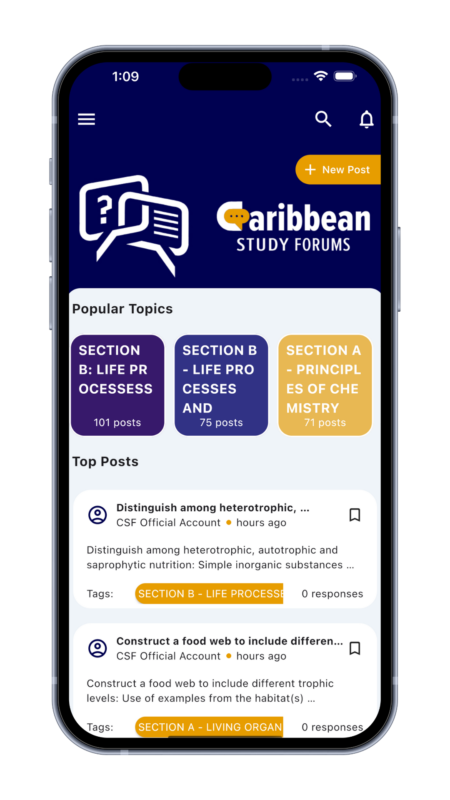Caribbean Study Forums - screenshot